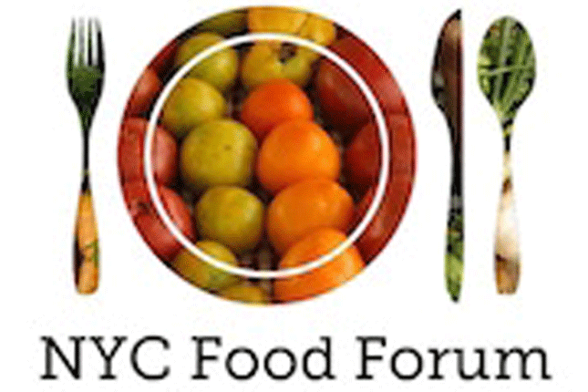 Logo for the NYC Food Forum