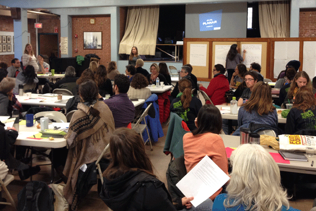 Gathering of the Connecticut food systems alliance in November, 2014